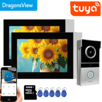 Dragonsview  7 inch 1080p Wifi  Video Intercom for Home Wireless Tuya Smart Video Door Phone Doorbell with Camera  Motion Record