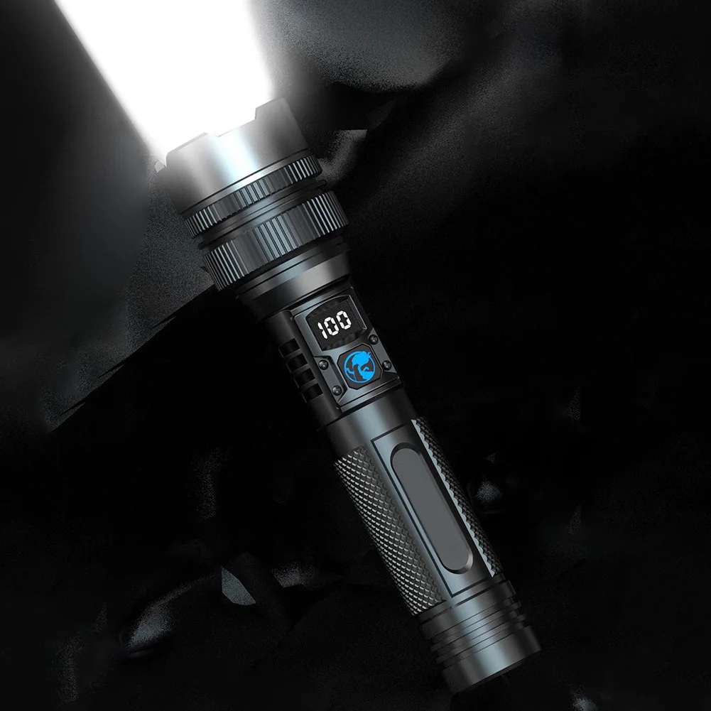 

LED Flashlight Rechargeable Flashlight 500 Lumens Torch Zoomable Handheld Flashlight for Home Camping Hiking Emergency