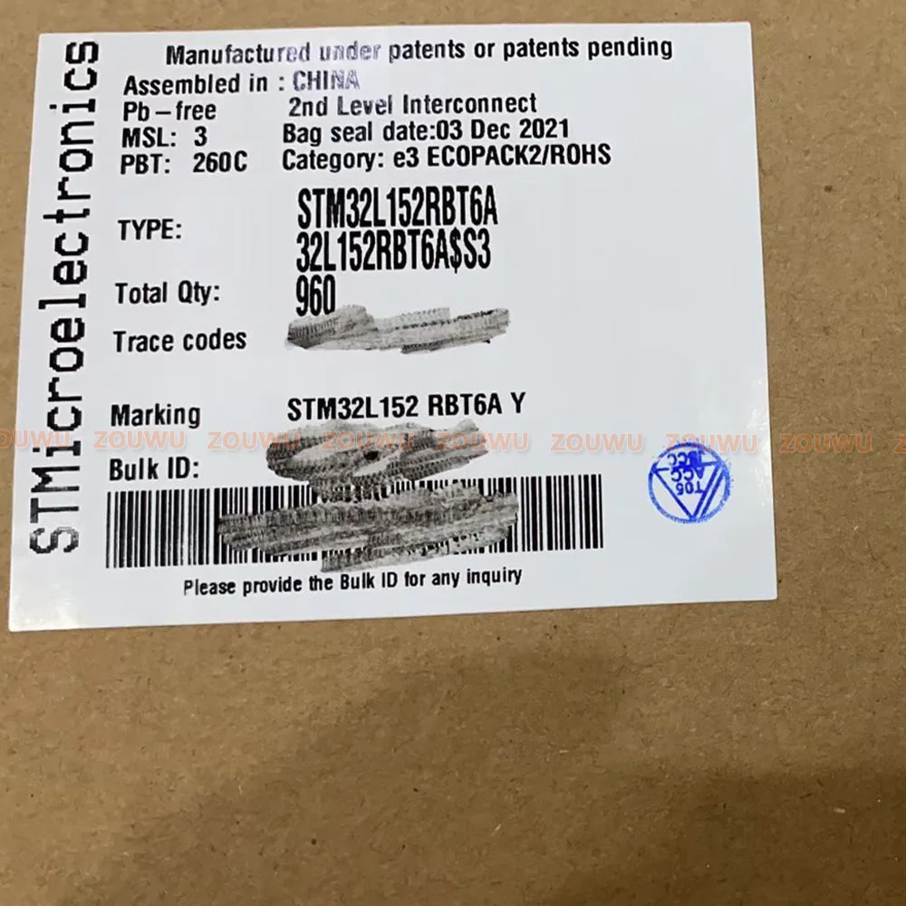 

10PCS~50PCS/LOT STM32L152RBT6 STM32L152 STM32L152RBT6A LQFP64 LILLARD store only sells 100% original products