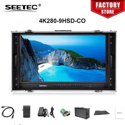 SEETEC 4K280-9HSD-CO 28 inch Carry-on Pro Broadcast Monitor 4K UHD 3840x2160 director display for CCTV Monitoring filmmaking