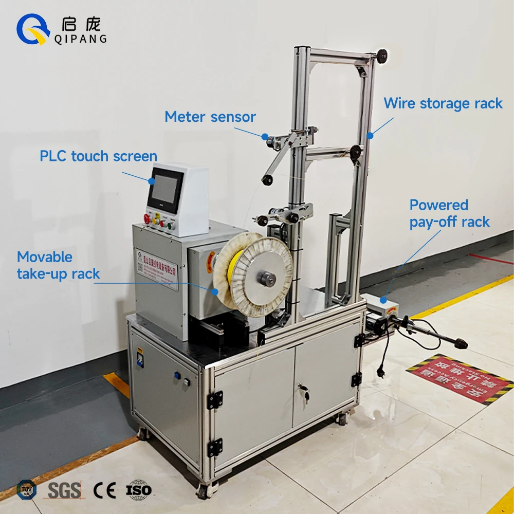 

Qipang PLC Servo Высокоскоростное и прецизионное оптоволоконное медное проволока Машина для перемотки и снятия и оплаты