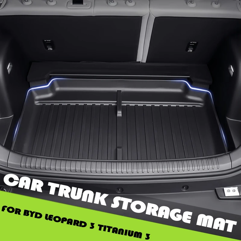 

Car Trunk Lower Storage Box Mat Fit for BYD Leopard 3 Titanium 3 Pro/Max Modified Auto TPE Storage Mat Interior Upgrade Parts