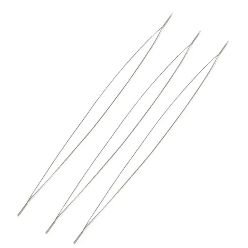 Beading Needles Large Eye Needles Seed Beads Needles Big Eye Beading Needles Collapsible Beading Needles Set For Jewelry Making