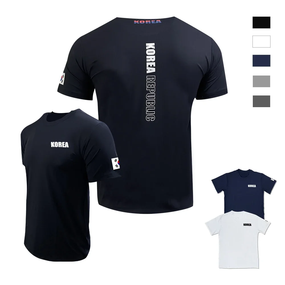 2025 ROKA Style Pure Cotton Personalized Printed Pure Cotton Short Sleeved T-shirt Cool Short Sleeved Fitness Shirt