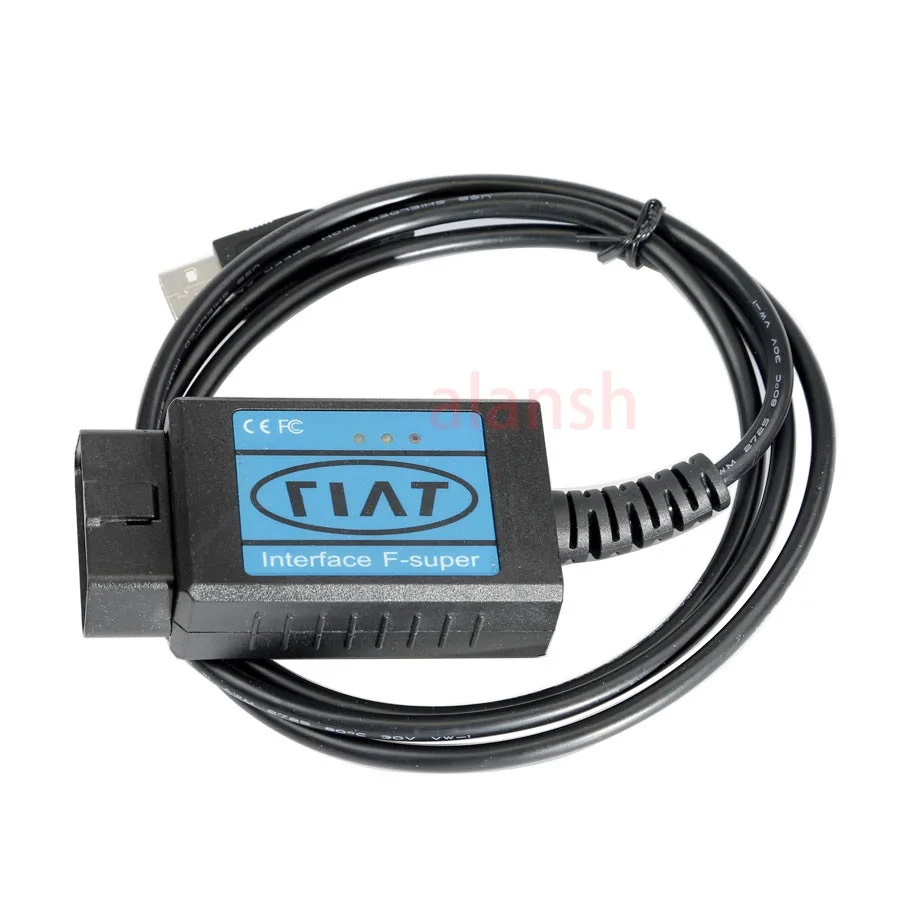 2024 Hot Sell for Fiat Scanner F-Super Interface EOBD USB Scan Tool for Fiat / Alfa Romeo / Lancia