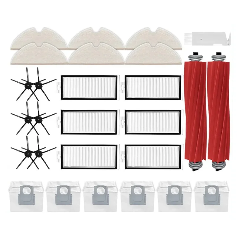 A94E-para Roborock Q7, Q7 Max Plus Robot aspirador Cepillo Lateral principal filtro Hepa fregona bolsa de polvo accesorios de repuesto