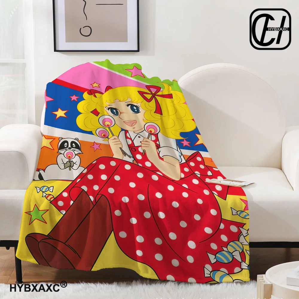 

Candy Candy Anime Blanket Kawaii Japanese Anime Flannel Super Soft Warm Blanket Suitable for Home Four Seasons Bedroom Blanket