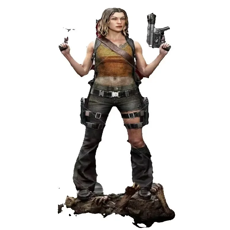 Resin Model Figure, 1/24 Scale Double Gun Alice , GK, Unassembled and Unpainted Kit, 3D DIY Toy