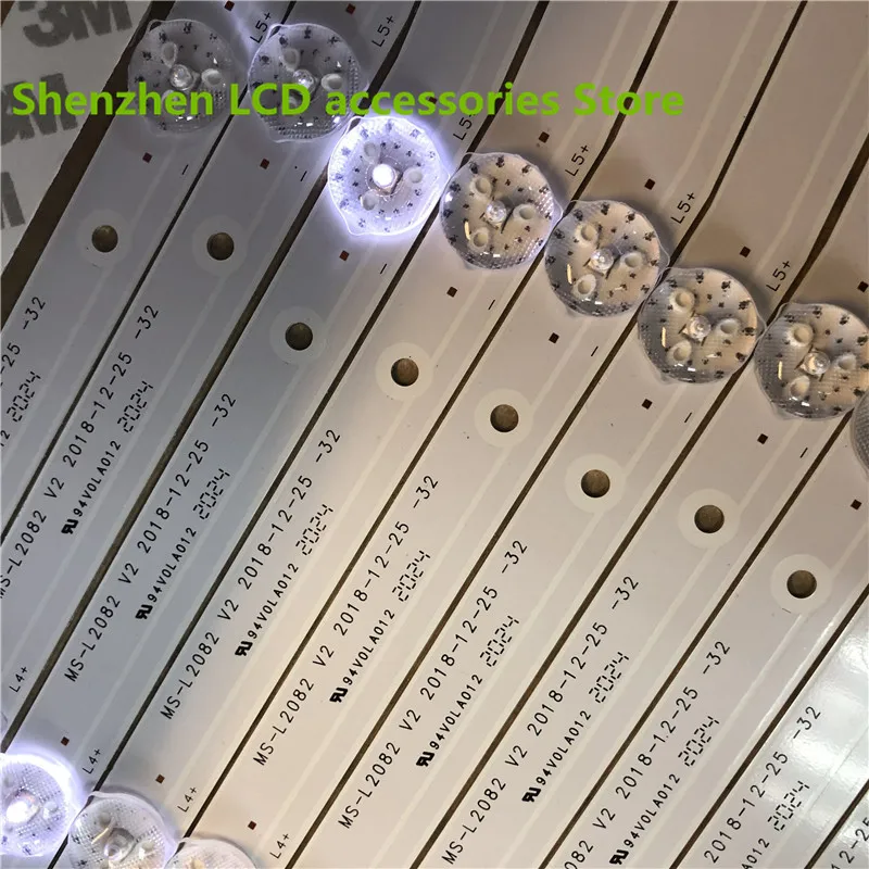 แถบแสงไฟสำหรับ32L 32L56 3ทีวีจอแอลซีดี MS-L1160 6V 578mm 100% MS-L2082ใหม่