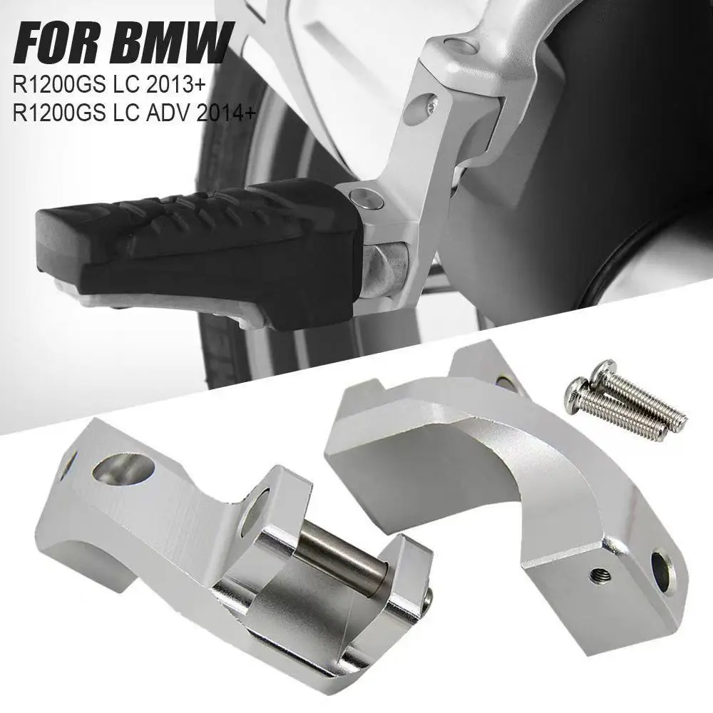 2013 2017 2018Motorcycle Foot peg Passenger Footpeg Lowering Kit For BMW R1200GS LC R 1200 GS LC ADV 2014 to 2018 R1200GS LC