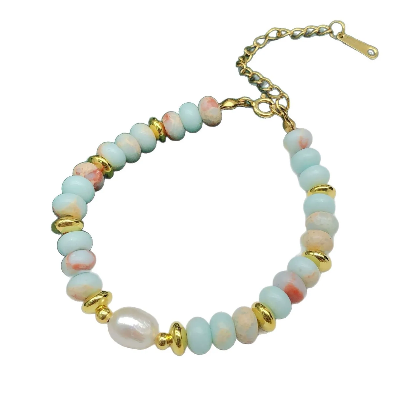 

Bohemian Beaded Bracelets for Women Natural Stone Vintage Bracelet Colorful Freshwater Pearl Bracelet Handmade Jewelry Gifts