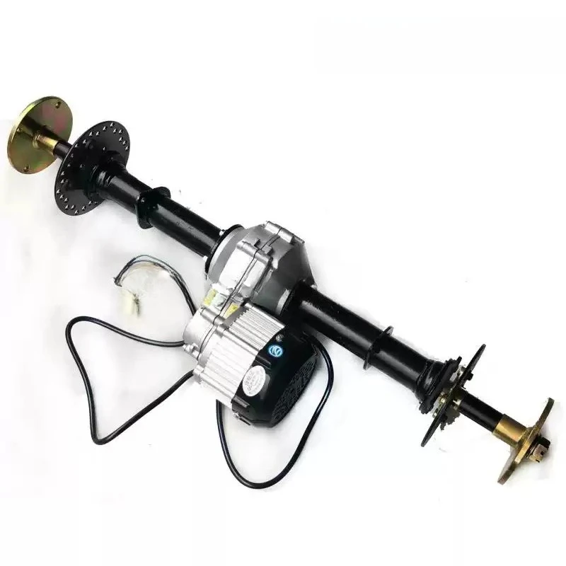 Electric three-wheel four-wheel kart, differential rear axle 48V500W motor, half axle, rear axle 90cm