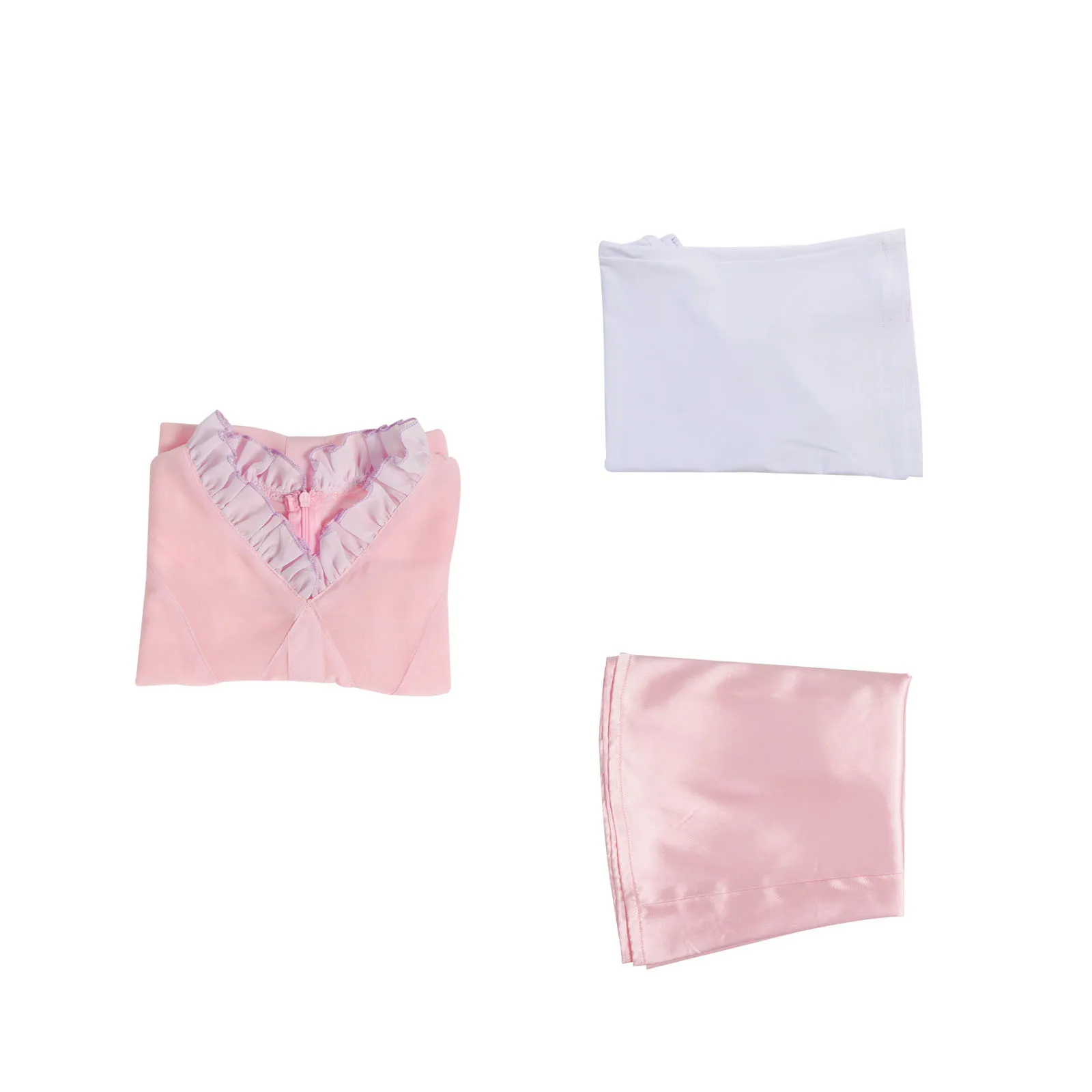 أزياء Wicked Glinda التأثيرية لحفلات الأفلام القوطية، فستان وردي اللعب لحفلات الهالوين