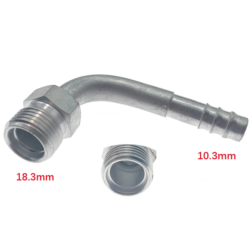 Free shipping, Tooth outside joint,aluminum fitting R12 R134 3/8 1/2 5/8,Air conditioning aluminum joint