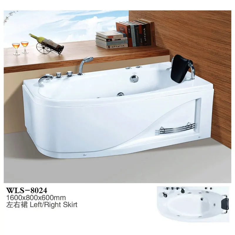 

Acrylic Freestanding Adult Surfing Jacuzzi With Pillow, Hotel Home With Five-piece Set Wholesale 8024