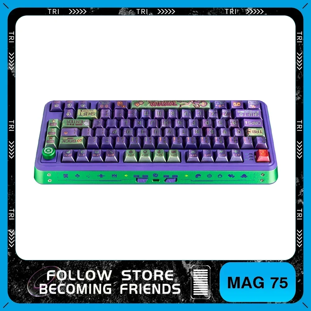 VALKYRIE VK MAG 75 Esports Magnetic Axis Mechanical Keyboard 8K Return Rate 0.01 Accuracy Hot plug RGB Custom Gaming Keyboard