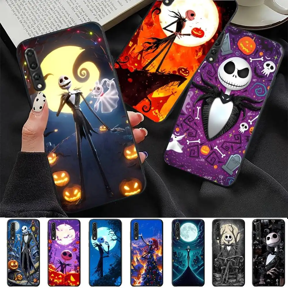 

The N-NightmareS Before Christmas Jack Phone Case For Huawei P 8 9 10 20 30 40 50 Pro Lite Psmart Honor 10 lite 70 Mate 20lite