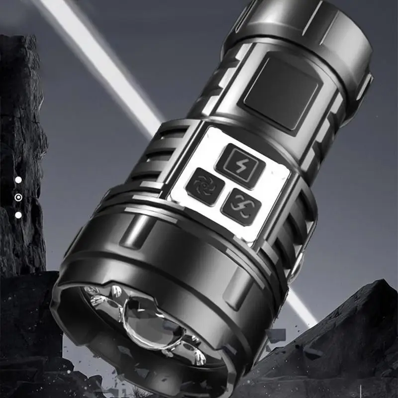 Small LED Flashlight Pocket Flashlights Waterproof High Lumens Handheld Spotlight Super Bright Rechargeable Flash Light with 17