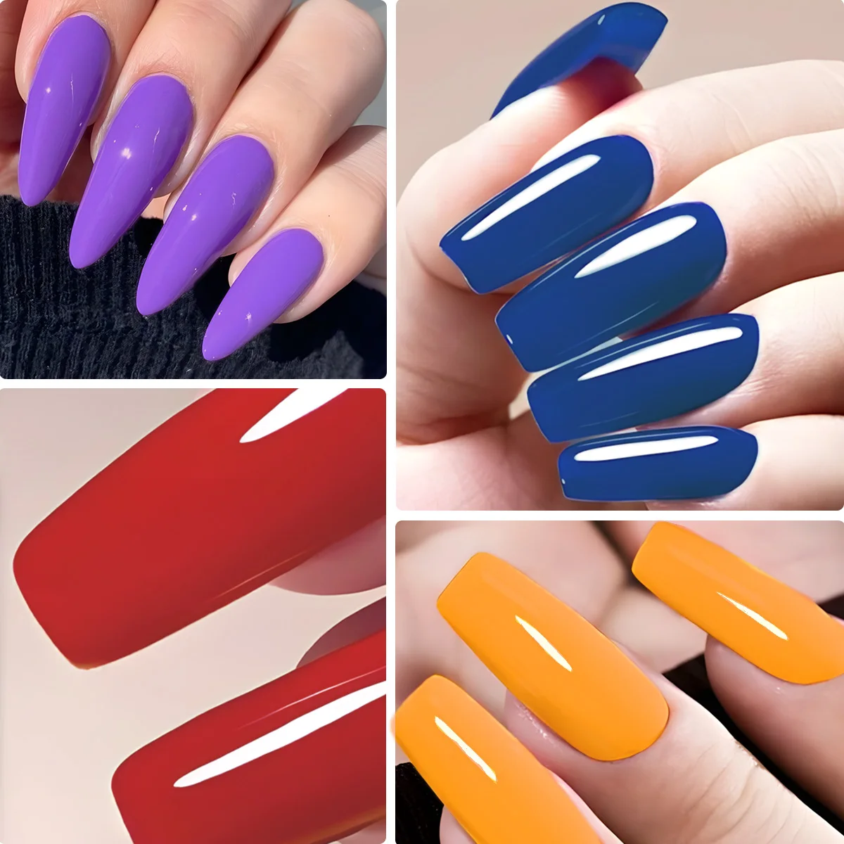 A 9-piece UV LED nail polish set - long-lasting shine, suitable for salons and DIY use, is the perfect gift for the holidays