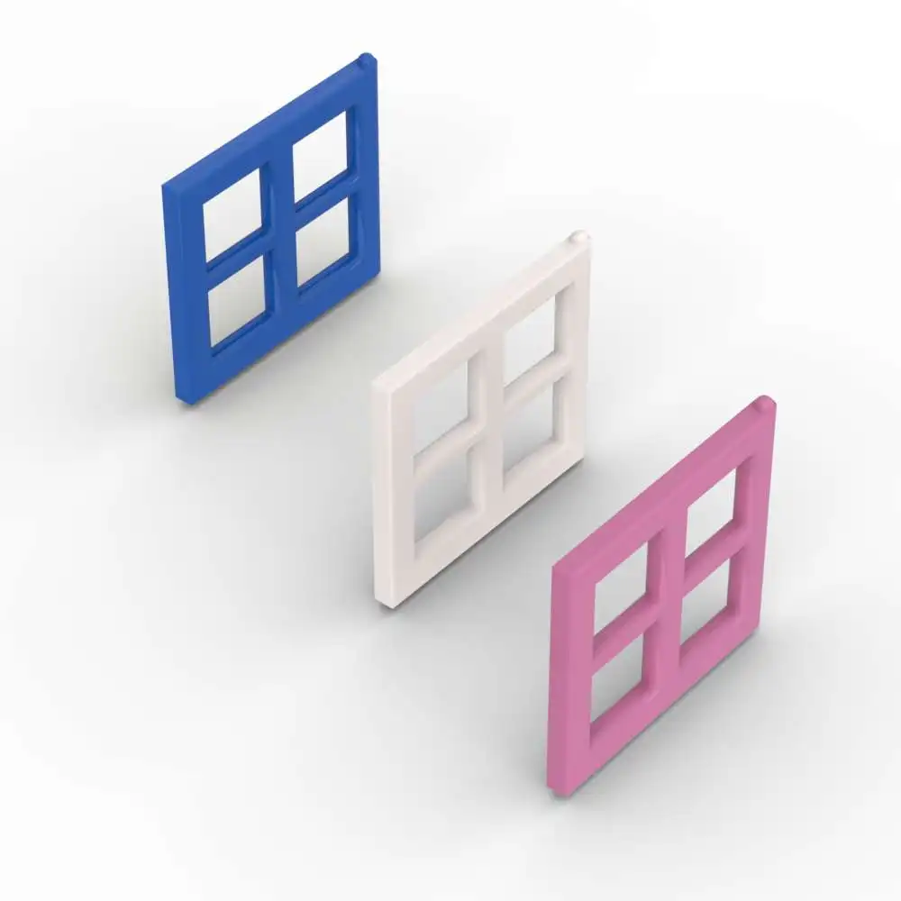 

MOC 10PCS Pane Window 4133 2x4x3 Building Blocks Assemble Glass Shutter Suitable Brick Toys Adults Boys Holiday Birthday Gift