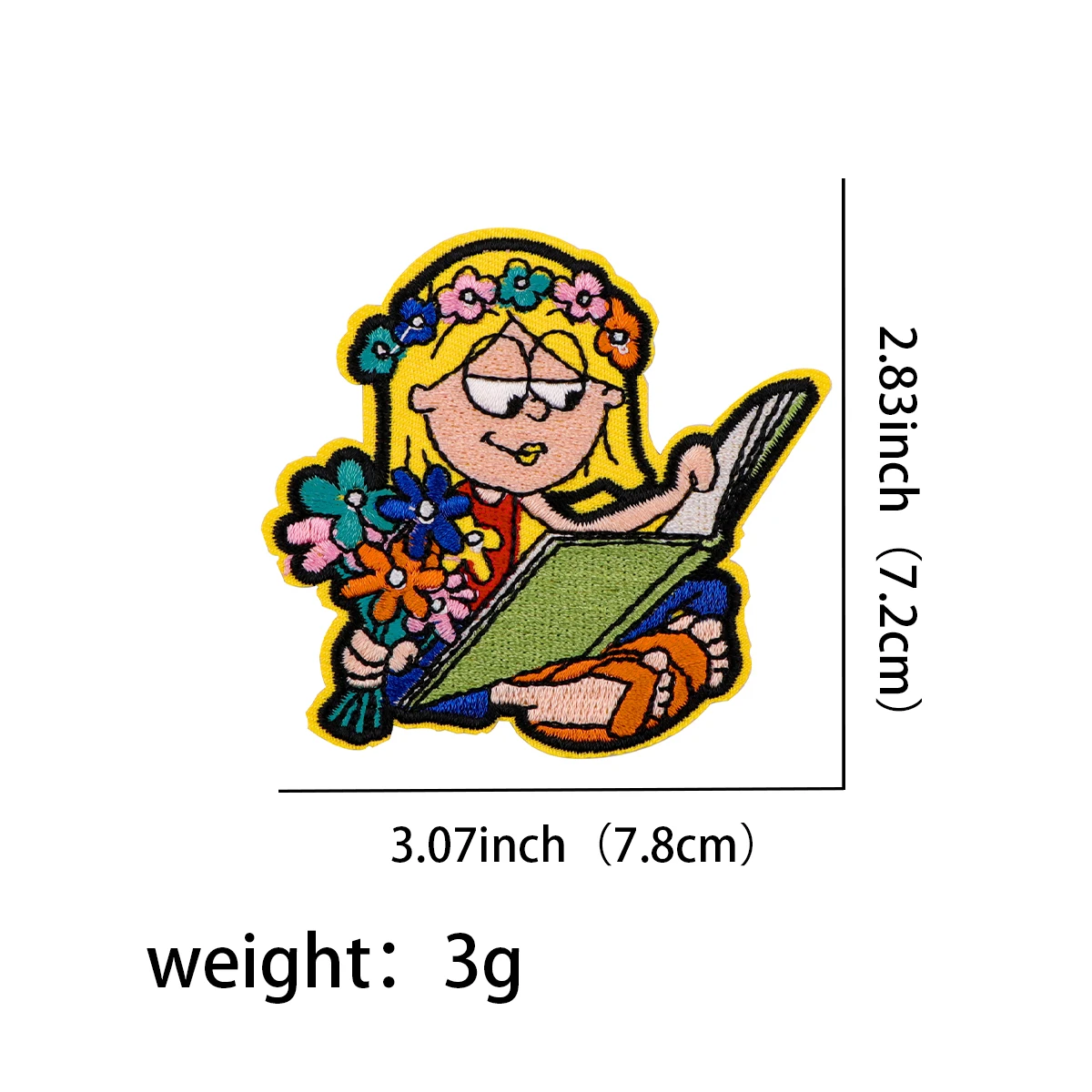 Cute Cartoon Girls Iron On Patch Sewing On Patches Embroidered Apparel Badges DIY Patch Ironing Stickers Clothes Accessories