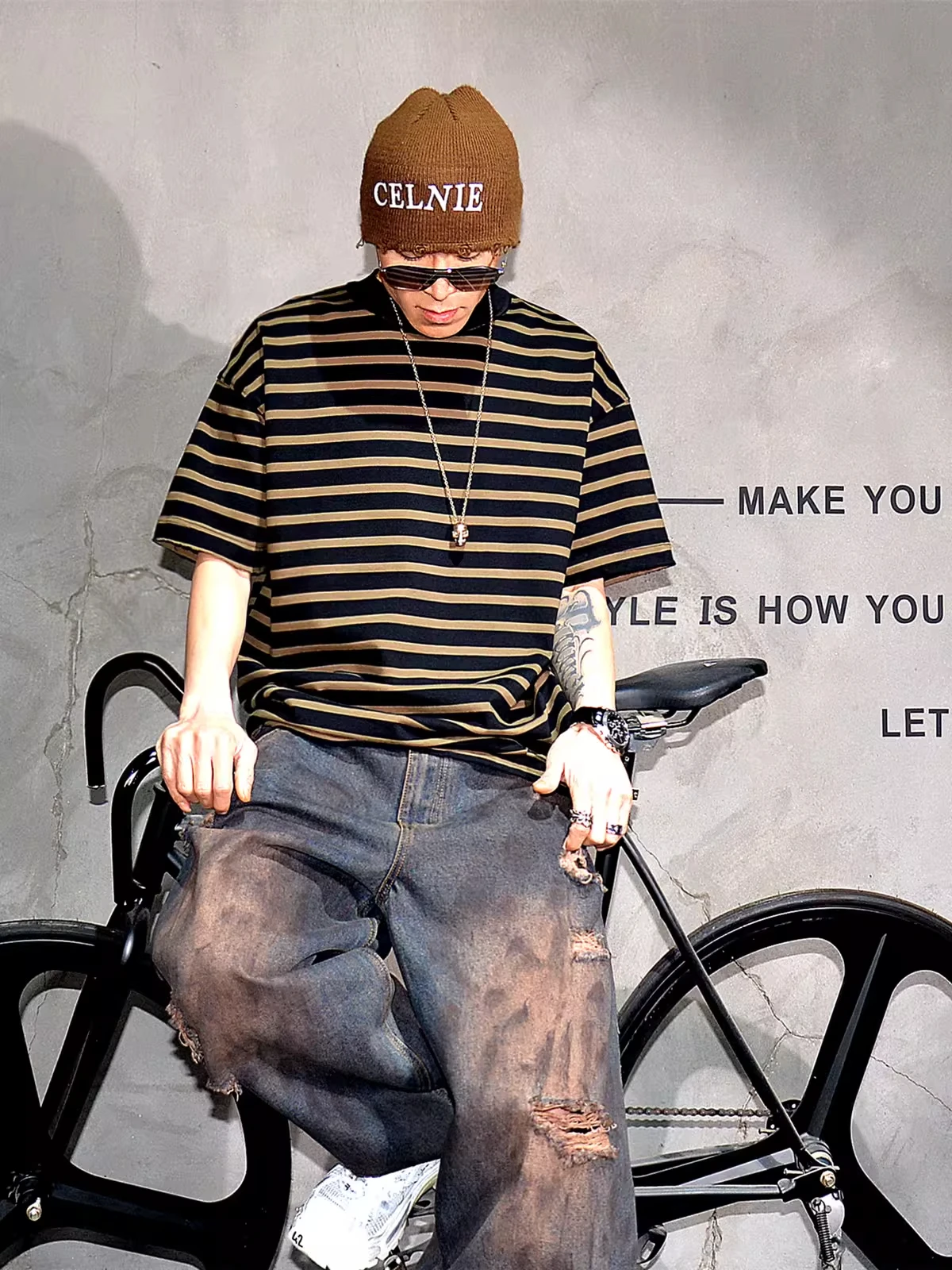 

Футболка унисекс оверсайз в полоску с коротким рукавом, дышащая, в корейском стиле, повседневный топ для мужчин и женщин, летняя уличная одежда