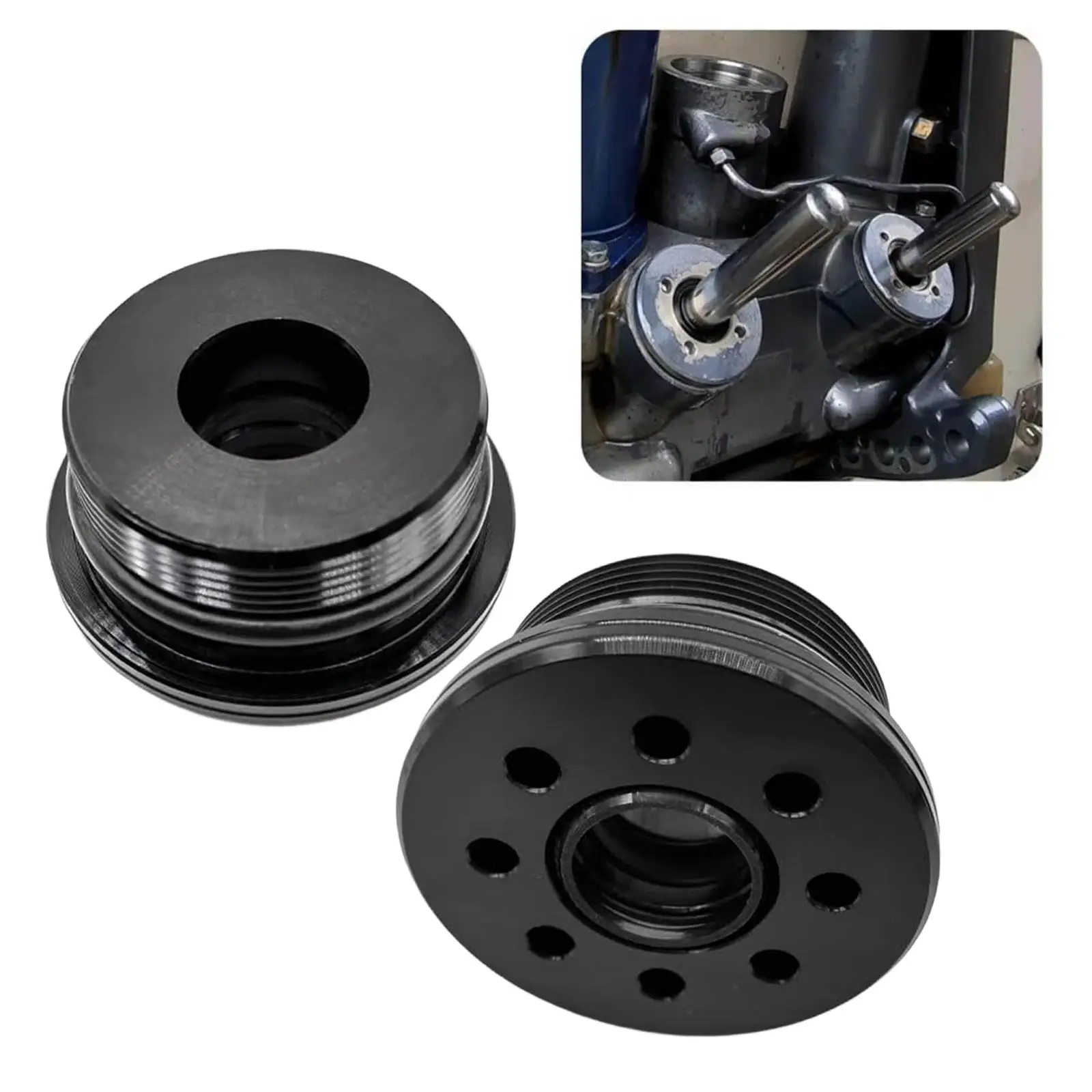 

Outboard Cylinder End Cap Metal Replacement Tilt End Cap Professional Spare Parts for 2 Stroke 4 Stroke Engine