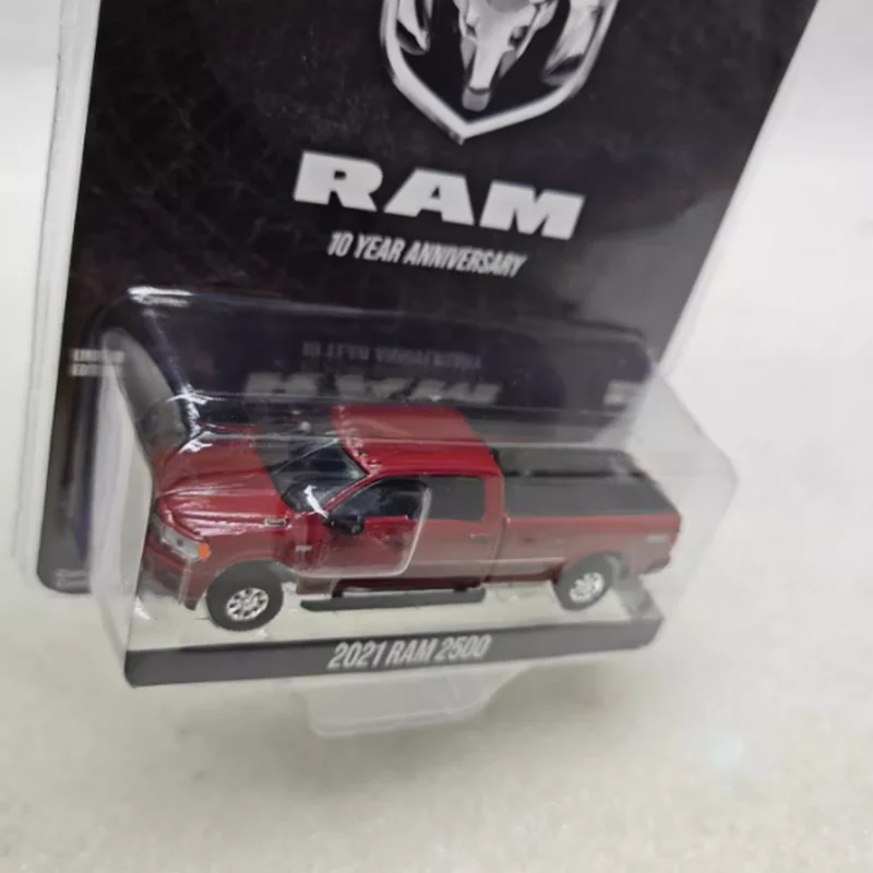 GreenLight 1:64 مقياس 2021 رام 2500 سبيكة سيارة نموذج جمع عرض لعبة مزخرفة هدية