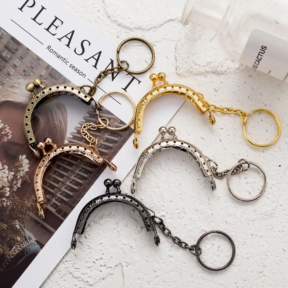 Vintage Pattern DIY Craft Bag Making Bag Frame Buckle Purse Frame Purse Frame Kiss Clasp Bag Kiss Clasp Lock Purse Clasp Frame