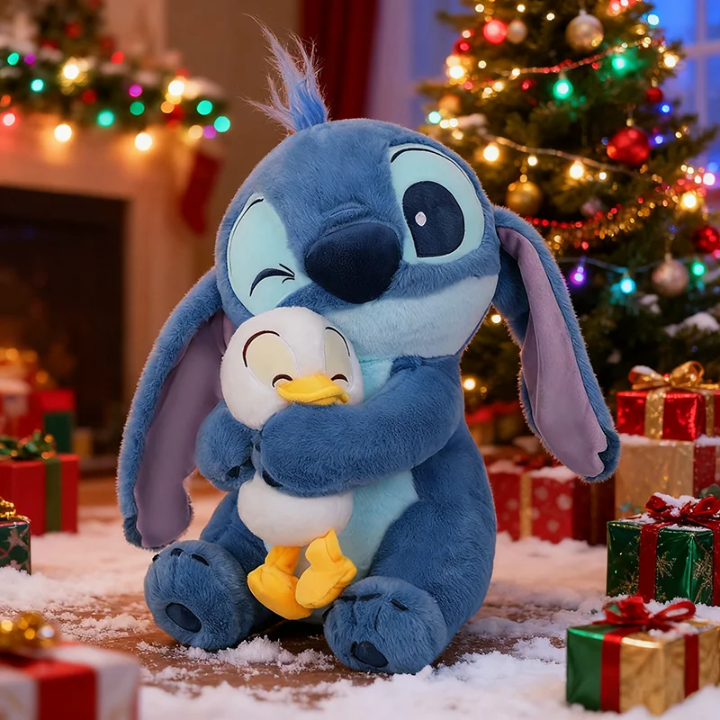 

Kawaii Stitch Plush Doll Toys Stitch Hug Donald Duck Cartoon Soft Stuffed Dolls Pillow Appease Toys Birthday Gift for Boys Girls