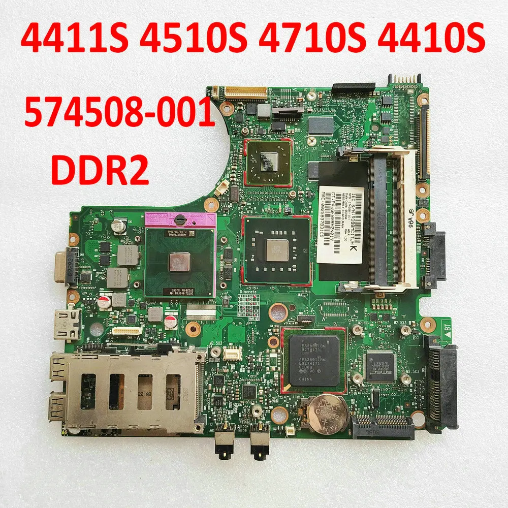 574508-001 for HP ProBook 4410s/4411S/4510S/4710S Notebook for HP PROBOOK 4411s LAPTOP MOTHERBOARD PM45 DDR2 laptop motherboard