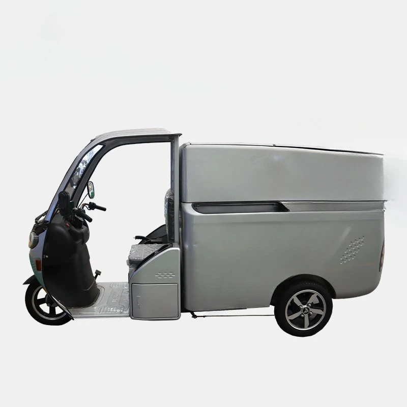 Three-wheeled cleaning car 480L transfer car double barrel
