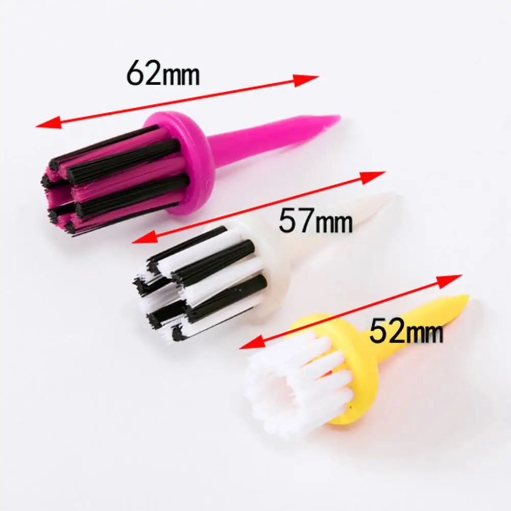 2Pcs Golf Club Cleaning Brushes With Premium Bristles Reusable Compact Size Portable Golf GrooveS1 Cleaner Brush Tool