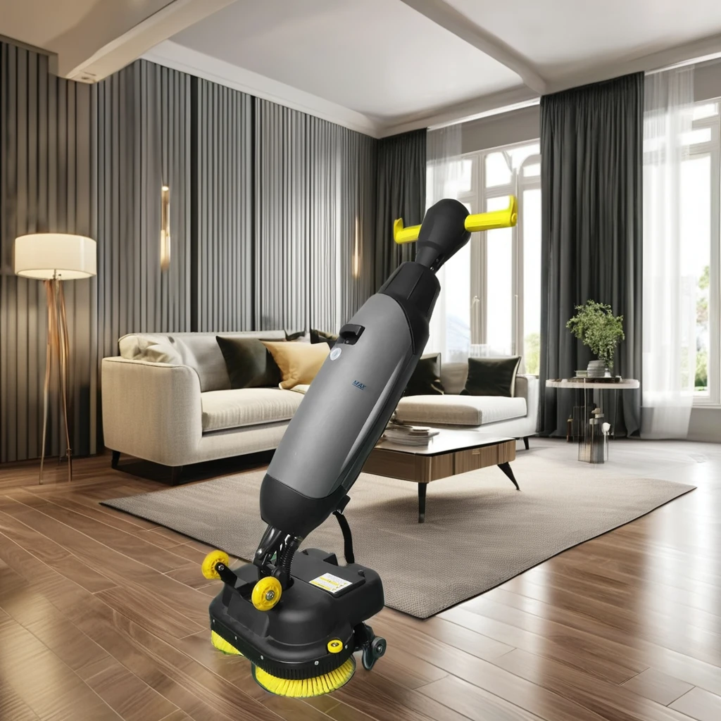 เดินขนาดกะทัดรัดหลังร้านค้า 430 China Dual Warehouse Intelligent Mini Floor Tiles เครื่องซักผ้าขัดพื้นอัตโนมัติ