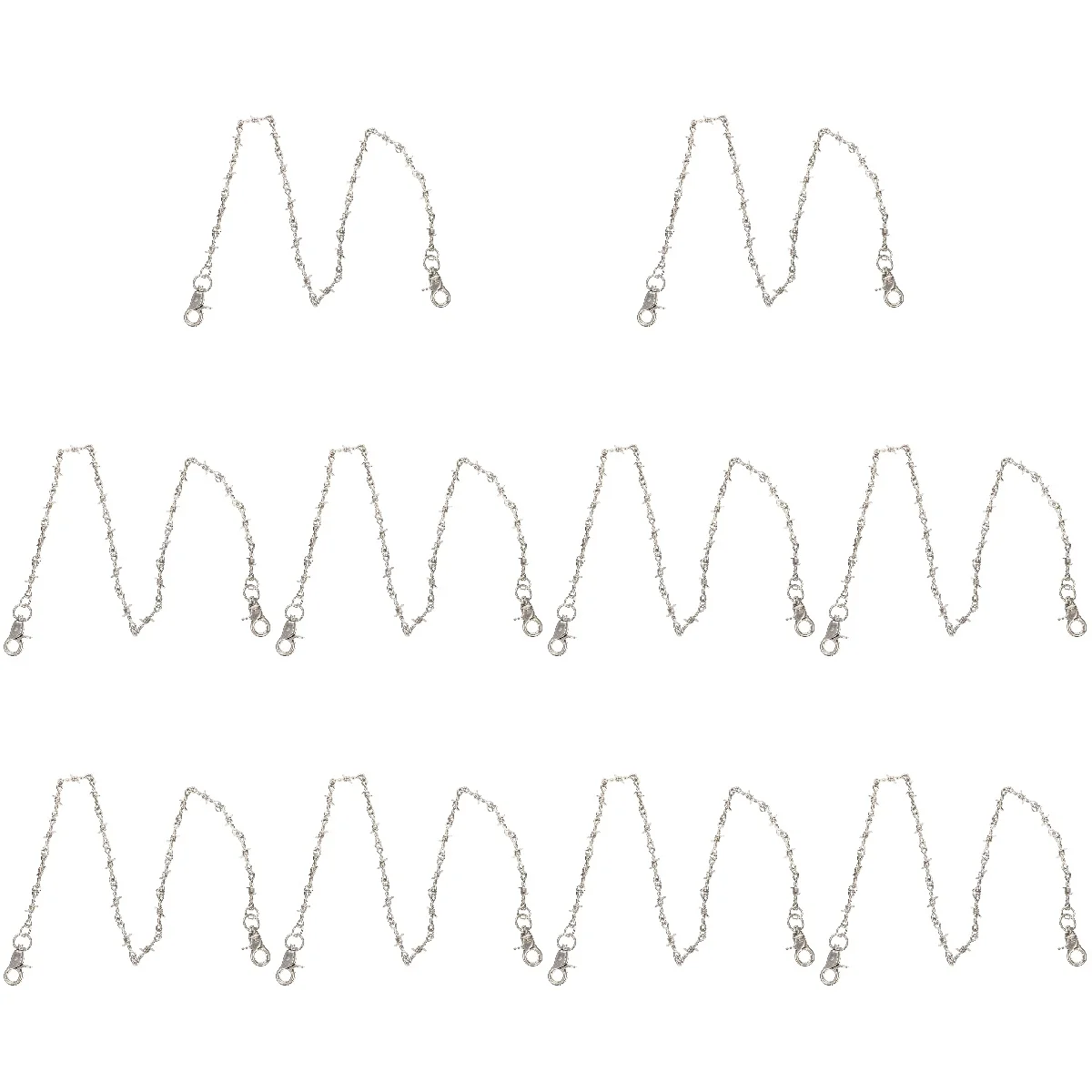 

10pcs 10 Pack Punk Body Belt Waist for Women Fashion Chain Jewelry Belts Belly Chains Hip Hop Pants