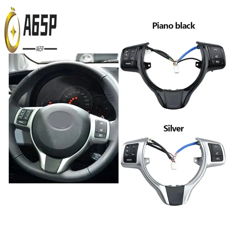 

A65P-Steering Wheel Switches Buttons Phone Volume Control Switch Buttons For Toyota Vitz Yaris Verso-S 2012-2017