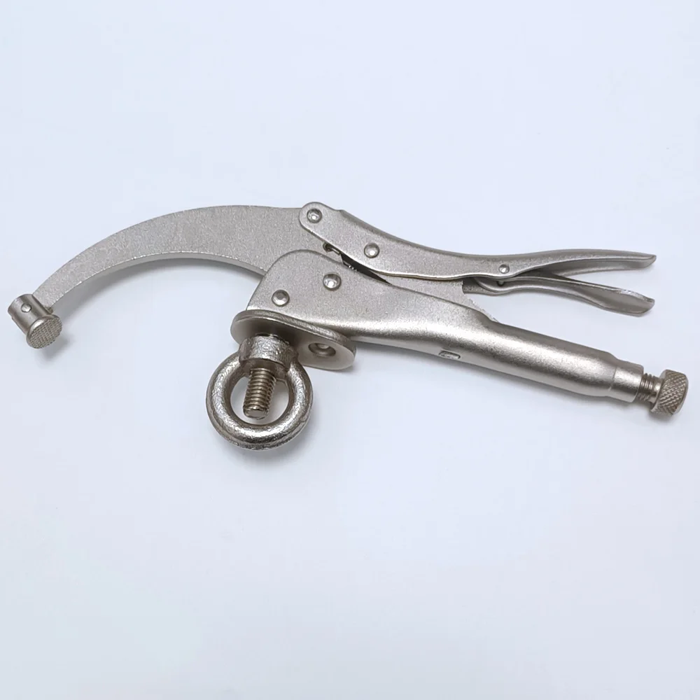 12 Inch Drill Press Vice Clamp Locking Pliers Holding With Lock and Release Lever Woodworking Metal Repair Hand Tools