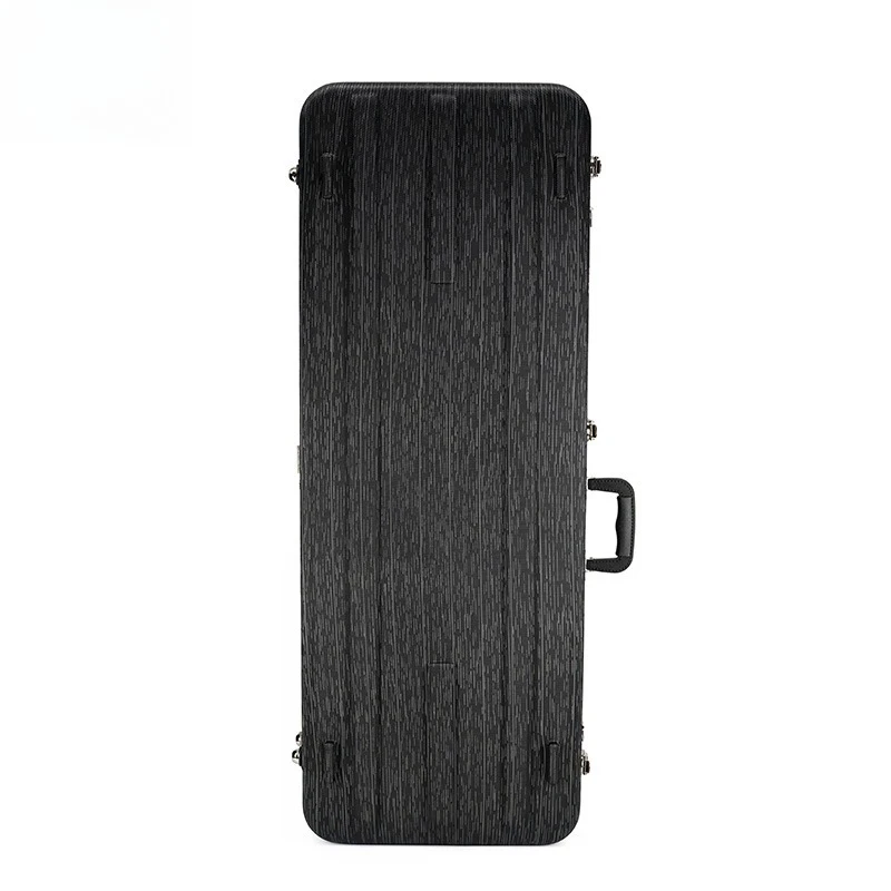 ABS Guitar Hard Case With Plush Lining, Square Shockproof Case For Electric Guitar & Bass