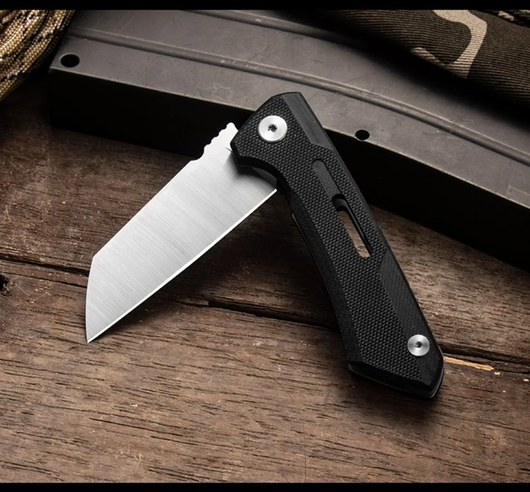 

Small Folding Knife Pocket Knife 440C Blade Stainless Steel Knives Emergency Portable Tool Fruit EDC Knives Cutting Tool