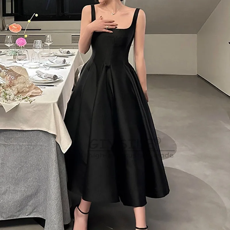 GIYSILE فستان زفاف جديد بسيط أبيض 2026 فستان زفاف خفيف فستان رسمي للنساء فساتين سهرة أنيقة