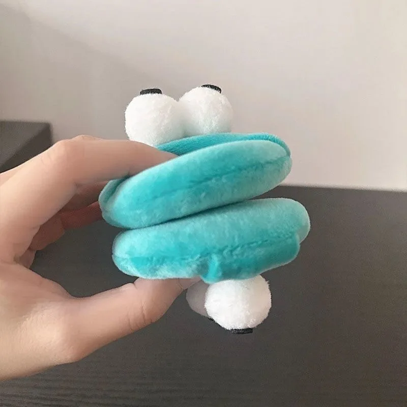 1 قطعة خلاطات ماكياج الإناث التجميل نفخة مسحوق لطيف الكرتون نفخة المحمولة لينة التجميل نفث النساء Kawaii الجمال أدوات تجميل