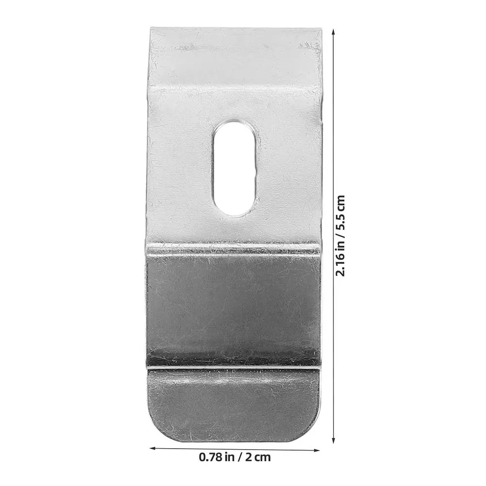 6 قطعة الستائر كوة بين قوسين ستارة معدنية تثبيت بين قوسين ل الستائر الرأسية تركيب دعم إكسسوارات الأجزاء الداخلية للكمبيوتر #5