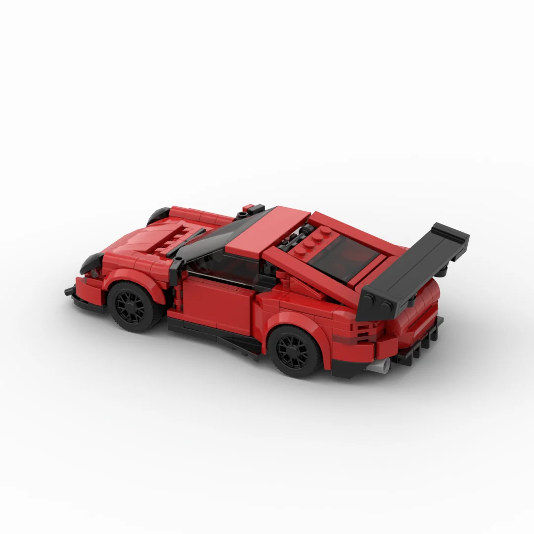 MOC-GT-RS racing sports car Vehicle Speed Champion Racer Building Blocks Brick Creative Garage Toys for Boys