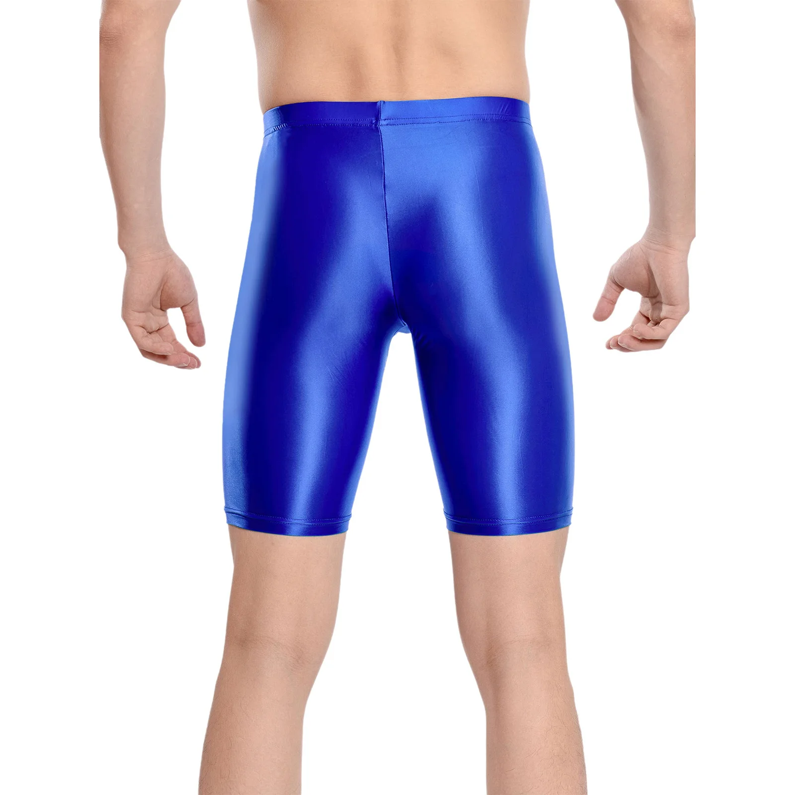 ملابس سباحة رجالي غمد الحقيبة الملابس الداخلية لامعة سراويل بوكسر زيت الفيل بلون سراويل للسباحة السراويل كمال الاجسام اللياقة البدنية #1