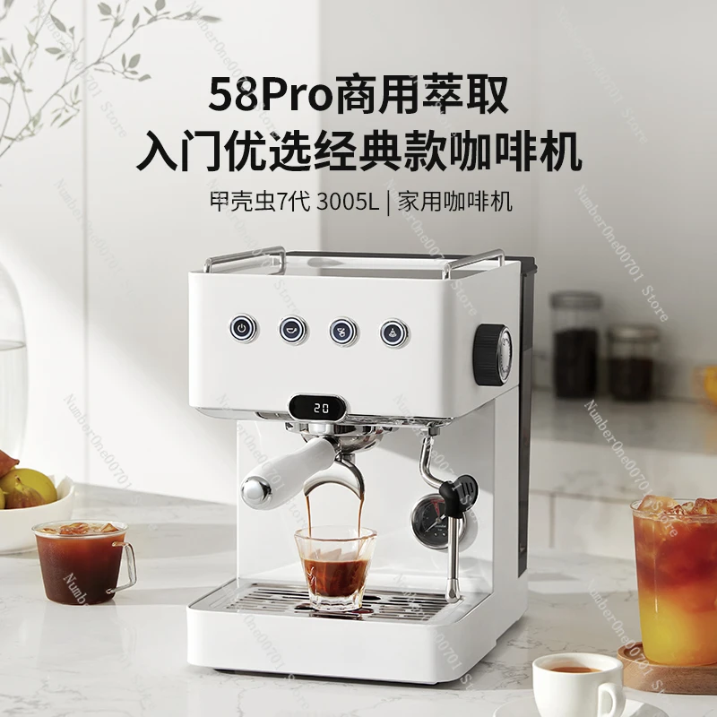 Italian coffee machine semi-automatic household small extraction machine milk foam machine