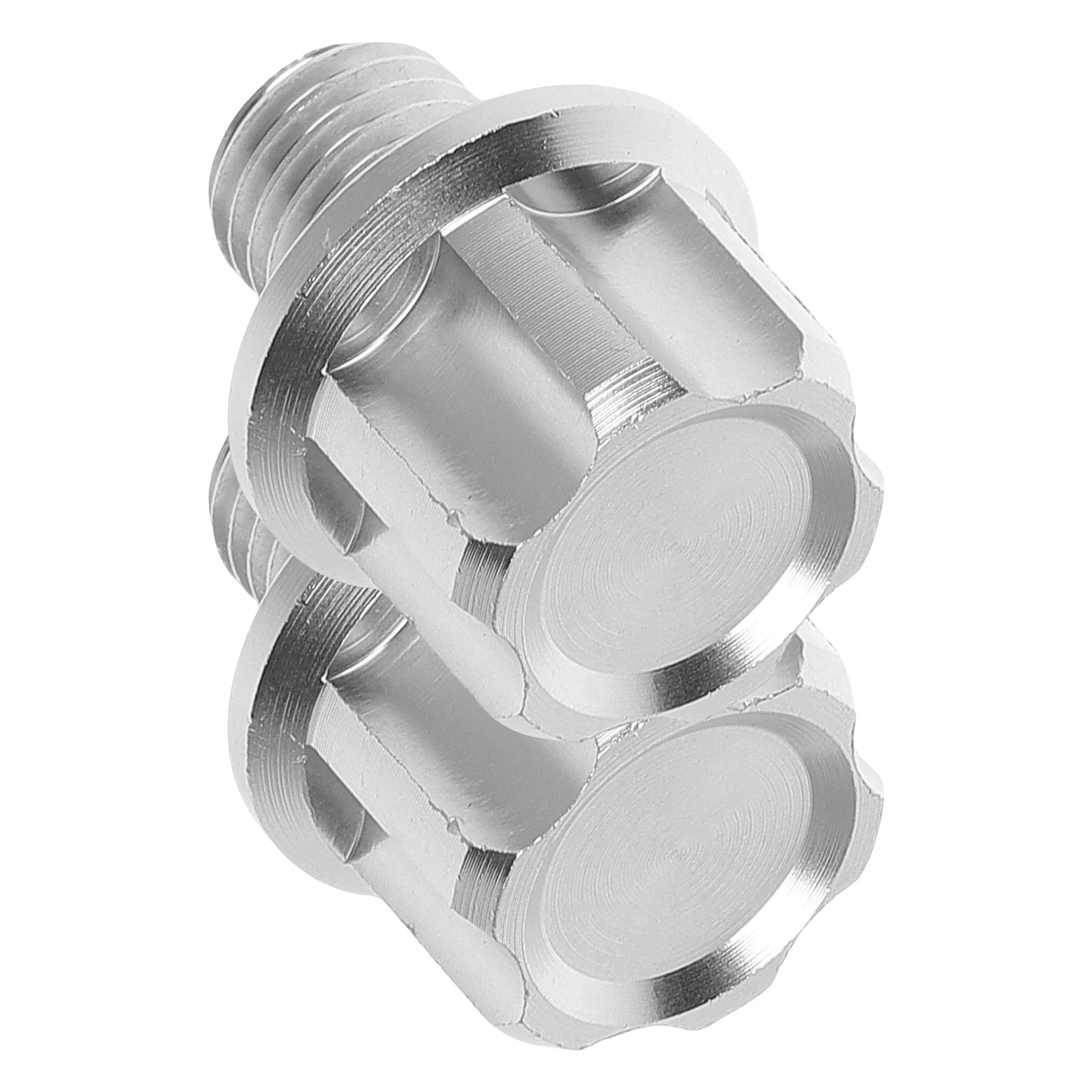 

Aluminum Motorcycle Mirror Mount Adapter Pair Reverse Screw Holder for Electric Vehicles Shockproof Height Adjustable