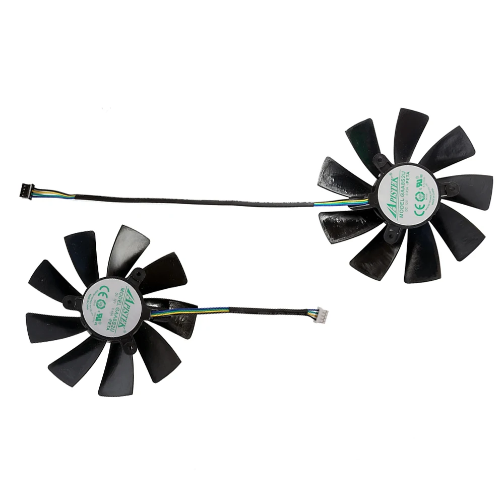 Video Card Fan Replacement For ZOTAC GAMING RTX 2080 SUPER AMP ZT-T20820D-10P 100MM GAA8S2U New