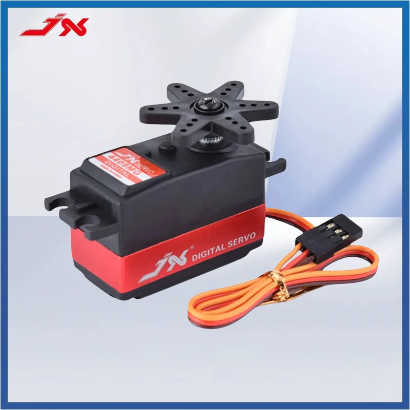 

JX Servo PDI-4409MG 9 кг Цифровой сервопривод с металлической шестерней для радиоуправляемого автомобиля 1/8 1/10 и RC FPV Drone