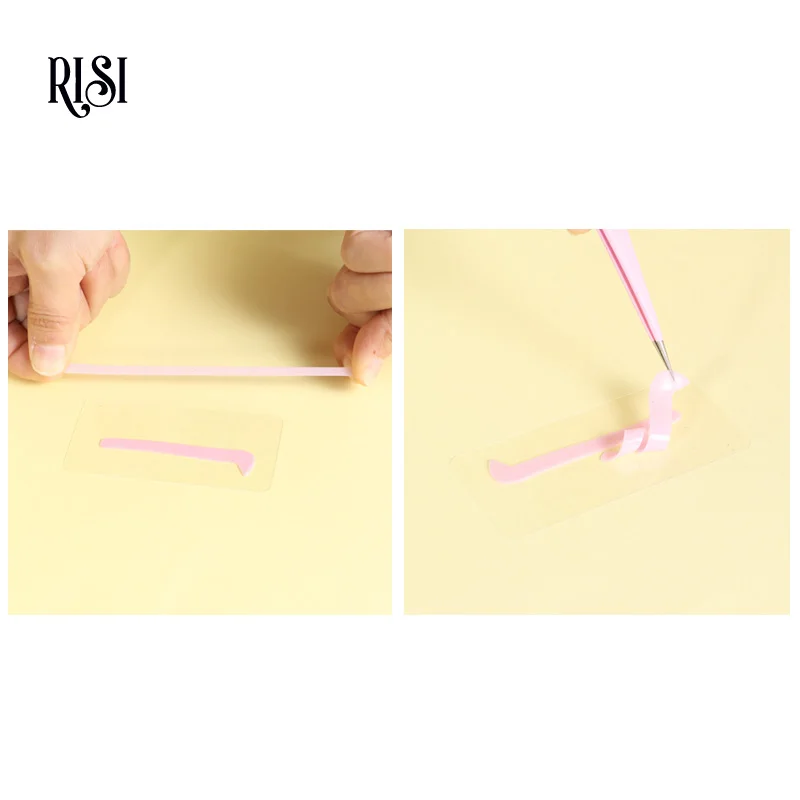 RISI Lash Ribbons Eyelash Lift Rods Reusable Silicone Lash Perm Pads Lash Lift Silicone Soft Silicone Lash Lift Ribbons