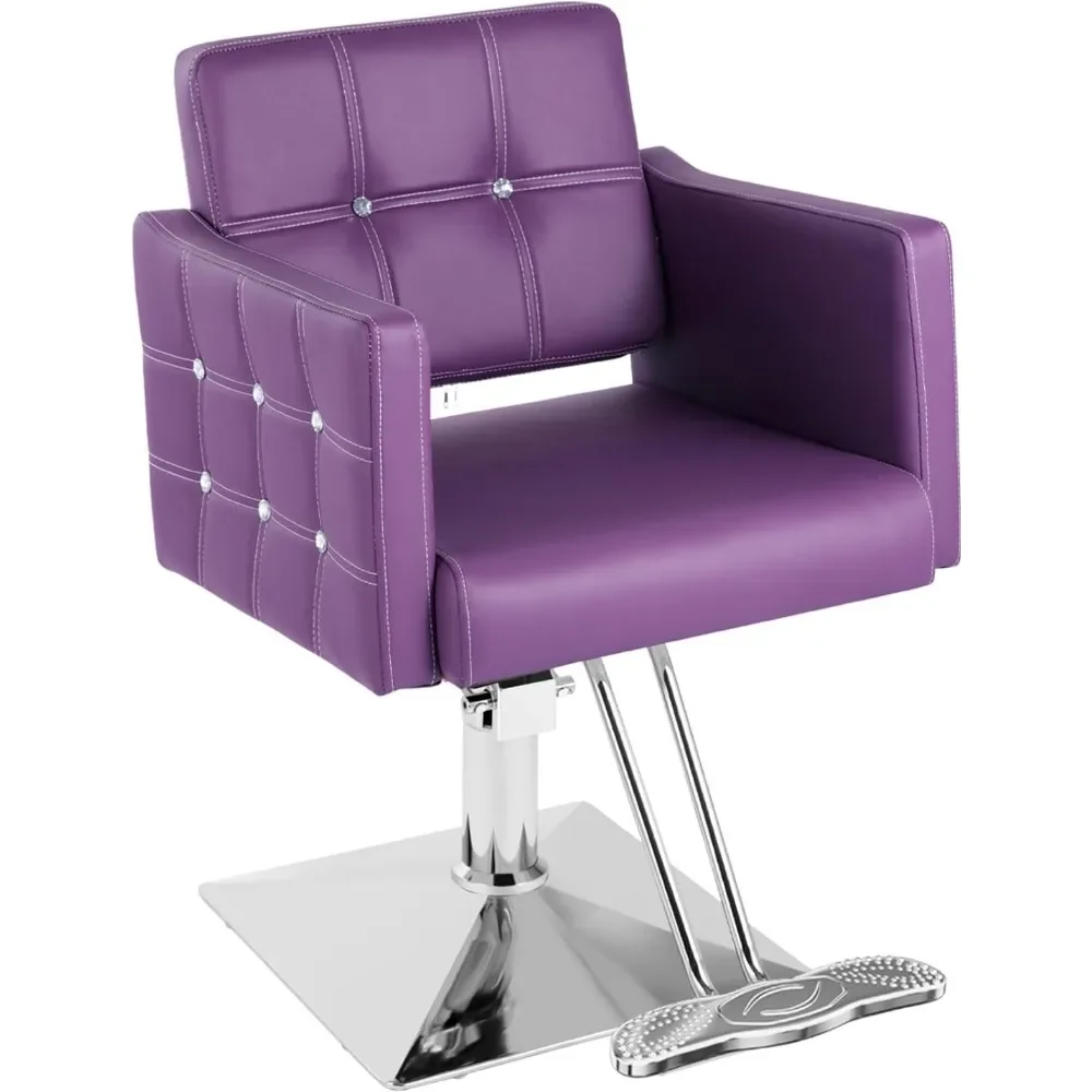 

Salon Chair for Hair Stylist, Barber Chair for Home, Height Adjustable Hydraulic Hair Salon Hair, All-Purpose Salon Equipment
